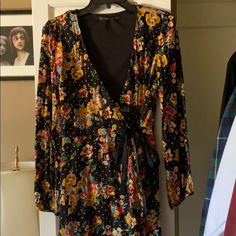 Zara Trafaluc Collection floral romper